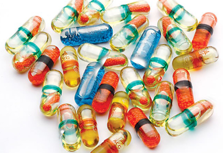 Multiple-color-capsules