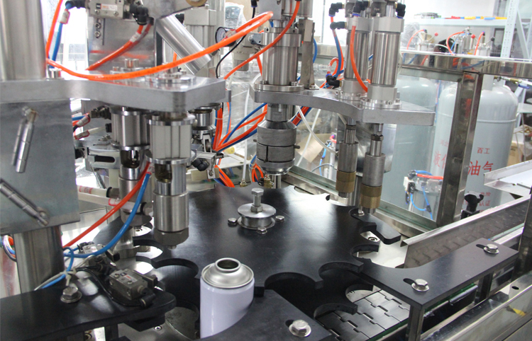 part of Full-automatic Aerosol Filling Machine