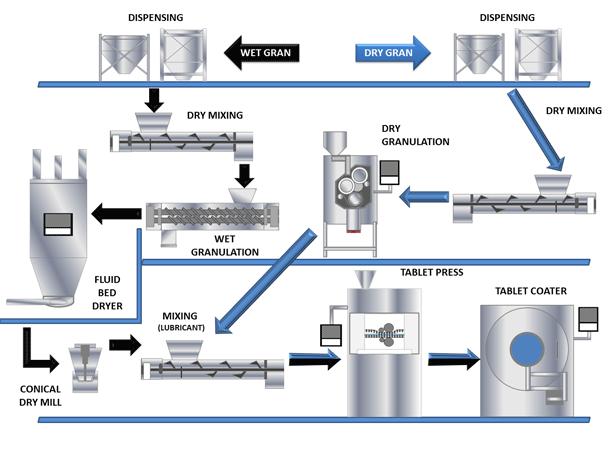 Continuous Granulation Process